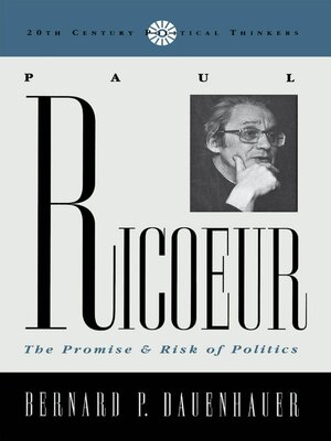 cover image of Paul Ricoeur